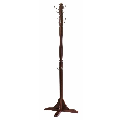 Winsome Wood Jera Coat Tree, Cappuccino