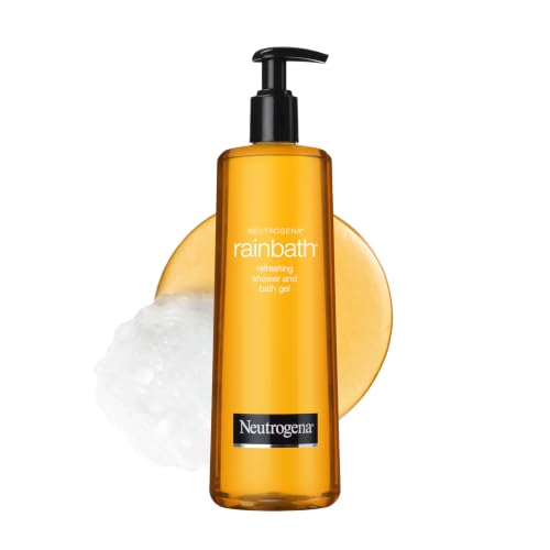 Neutrogena Rainbath Cleansing Shower & Bath Gel, Daily Moisturizing Body Wash Cleanser & Shaving Gel for Men & Women, Clean-Rinsing Creamy Lather for Softer & Smoother Skin, Original Scent, 32 fl. Oz