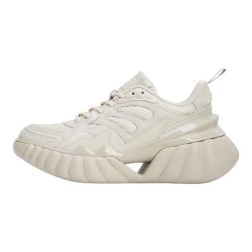 Baskets Tommy Hilfiger TJW Runner en maille beige respirante pour un style streetwear éco-responsable