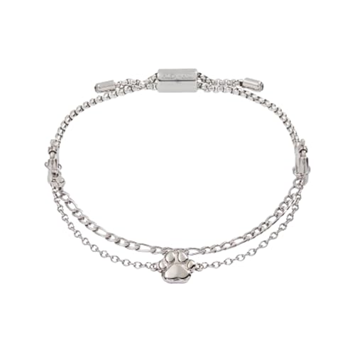 Alex and Ani Paw Print Stranded Bracelet Set