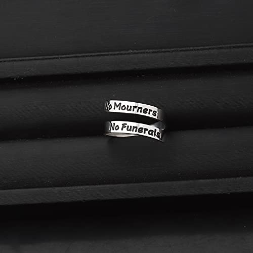 FAADBUK Six of Crows Inspired Gift No Mourners No Funerals Crooked Kingdom Gift Bookish Gift Book Lover Gift3