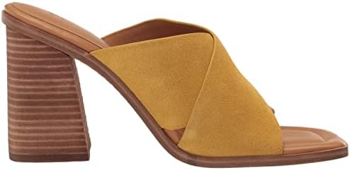 Marc Fisher LTD Women's BARLI Heeled Sandal, Yellow, 7 | Image 5