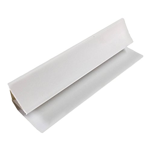 DBS White 8mm Coving 2.6m Trim for Bathroom Ceiling Panels Wall Cladding PVC Shower