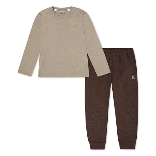 Ensemble t-shirt et pantalon garçon Hurley en maille douce