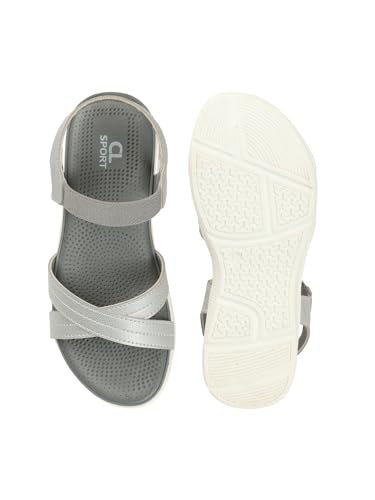 Image of Carlton London women's Cross Strap Adjustable Comfort Sandals