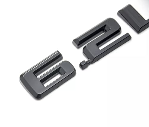 Image of Hood Body Style Emblems 3D Badge Decals Fits for 2019-2021 6.2L 2pcs (Gloss Black)