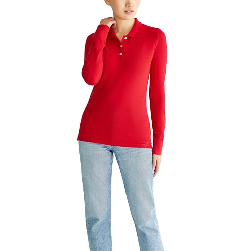 Aeropostale Womens Aero Uniform Polo Long Sleeve