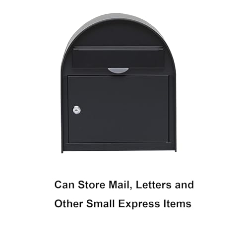 Boîte aux lettres murale design blanc pour la réception du courrier de la maison et du bureau - 5