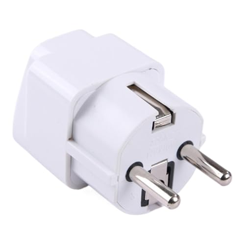 Pruojhw Adaptador de Enchufe Europeo Americano, Adaptador de Enchufe de Viaje Europeo | Convertidor de Enchufe de la UE EE.UU.,Convertidor de Enchufe Adaptador Europeo para Alemania, Europa y