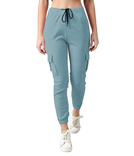 Image of ROL Reoutlook Women's Slim Fit Strechable Cargo Jogger /Track Pant