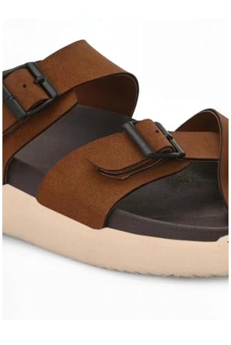 Image of Men Casual Sandals - Comfortable, Lightweight Outdoor & Indoor Footwear - Stylish Summer Sandals for Travel, and Beach