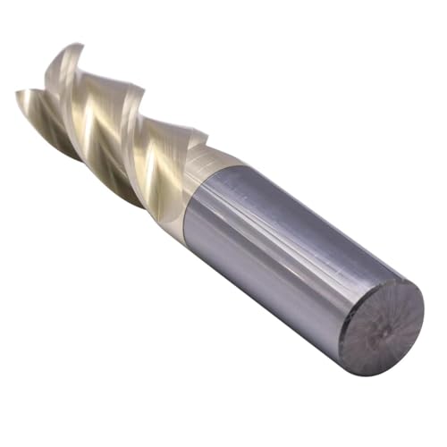 Image of High Performance 45 Helix Solid Carbide 3 /4 inch x 1-3 /4 inch x 4 inch End Mill for Aluminum - ZRN Coated, 3 Flute, 3 /4 inch Cutting and Shank Diameter, 1-3 /4 inch Length of Cut, 4 inch Overall Length, Square End