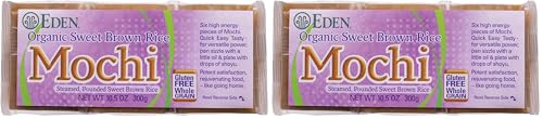 Eden Organic Sweet Brown Rice Mochi, Traditionally Made in Japan, Whole Grain, Macrobiotic, 10.5 oz (Pack of 2)