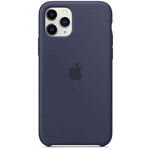 Image of (Open Box) Apple iPhone 11 Pro Silicone Case - Midnight Blue - MWYJ2ZM /A
