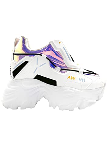 Anthony Wang X LASR Exclusive Watermelon 04 Platform Sneakers - Rave Festival Party EDM Techno Cosplay Cyberpunk Goth - Main Image