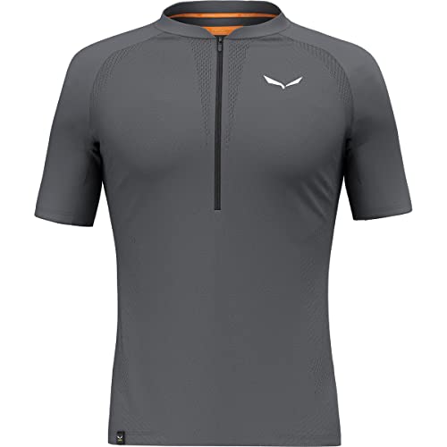 SALEWA PEDROC Pro Dry M HZ t-shirt stretch à demi-zip ultra respirant