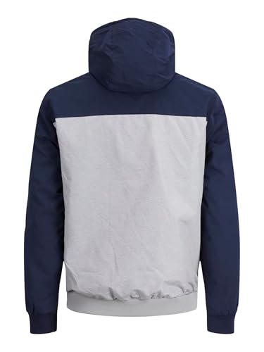 JACK & JONES Herren JJERUSH HOOD BOMBER NOOS, Navy Blazer, XS EU