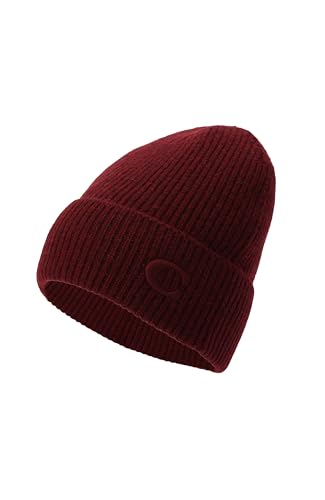 Bonnet C Coach pour femme d'une finition haut de gamme nuance merlot