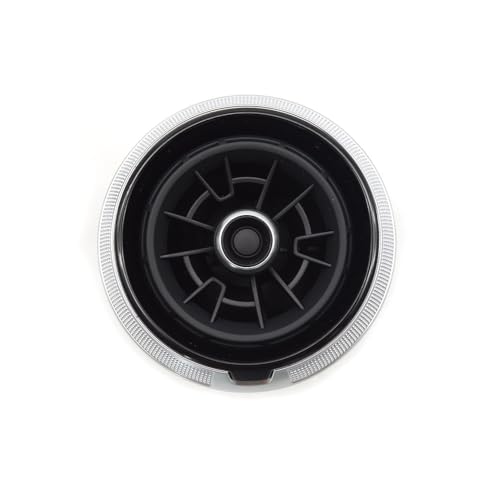 Grille de ventilation A3 8V pour tableau de bord en argent et noir