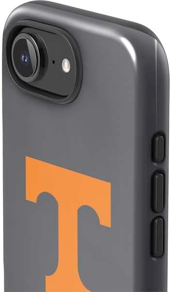 Skinit Impact Phone Case Compatible with iPhone 16e - Officially Licensed University of Tennessee-Knoxville T Logo Vols on Gray Design