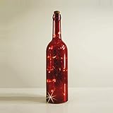 🎅 Mit An-/Ausschalter, Lichterkette mit 10 LED Lichtfarbe warmweiß. 2 x Batterien AA 1,5V nicht enthalten.