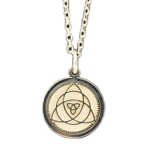 Collar de triqueta antialérgico de plata 925 cadena de 45 cm LKBEADS para uso diario