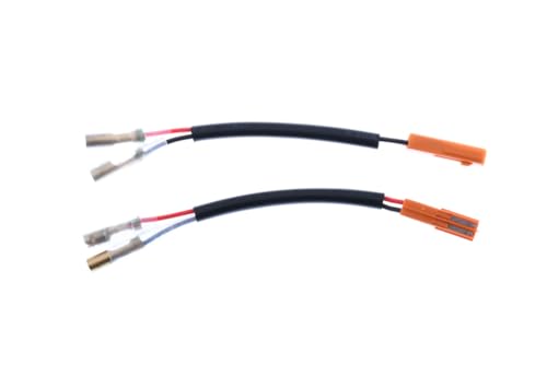 aVDB-moto Cables de Conexión Intermitentes Traseros compatible con HONDA HORNET CB600F 2007-2014, CBR 1000RR FIREBLADE 2004-16, VFR 800X CROSS RUNNER 2011-14, VFR 1200X CROSSTOURER 2012-17