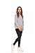 Pink Angel Big Girls Zip Up Hoodie, Kids Full Zipper Hooded Fashion Sweatshirt, Warm Basic Casual Clothing & Dance Wear, White/L 14