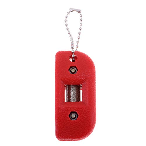 Milageto 2pcs/Set Handheld Sharpener Ice Skate Blade Hockey Sharpening Polish Stone