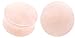 Rose Quartz Organic Stone Ear Plugs Gauges Sold in Pairs (16mm- 5/8 inch)