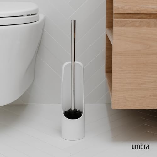 Image of Umbra 023274-660 Touch Toilet Brush, White.