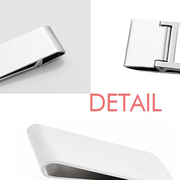 Song Music Drum Kit Energy Illustrate Slim Money Clip Stainless Holder Pocket Wallet2