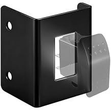 3014188 Rocker Switch Mounting Bracket for 12 Volt Double Momentary & Truck, Trailer, Bus Toggle Housing Used With 3014187, Not Included, Hole 1-7/16" x 13/16"