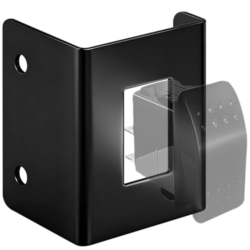 3014188 Rocker Switch Mounting Bracket for 12 Volt Double Momentary & Truck, Trailer, Bus Toggle Housing (Used With 3014187, Not Included), Hole 1-7/16