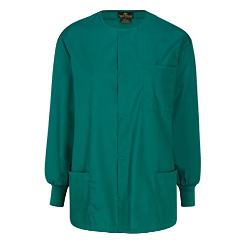 Natural Uniforms Warm Up Scrub Jacket-True Hunter Green-XX-Large