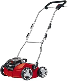 Einhell Wertykulator akumulatorowy GE-SC 35/1 Li Solo Power X-Change (2 x 18 V, szerokość robocza 35 cm, głębokość robocza do 9 mm, bezszczotkowy silnik elektryczny, bez akumulatora i ładowarki)