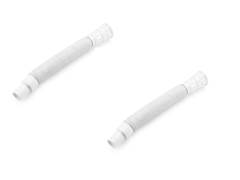 JINDAL Collapsible Waste Water Drain Flexible PVC Hose Pipe/Plastic Waste Pipe for Bathroom Kitchen Sink Wash Basin Drain Water Outlet Tube/Waste water Pipe//Heavy Duty Flexible Pipe/(Pack of 2)9867 (B0CR1H38CK) Amazon Price History, Amazon Price Tracker