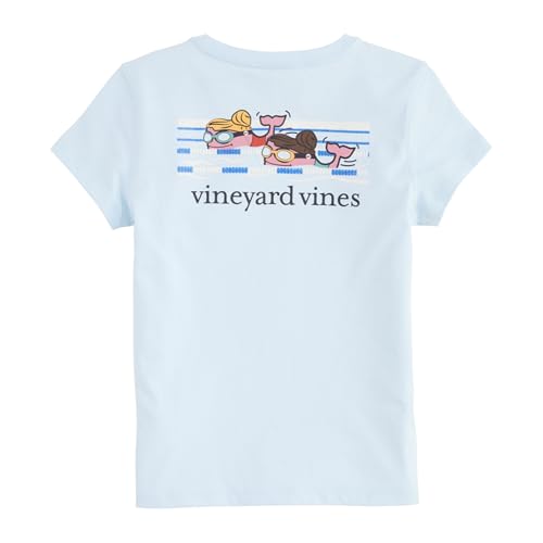 vineyard vines Girls' Swim Meet Whales Short-Sleeve Pocket Tee