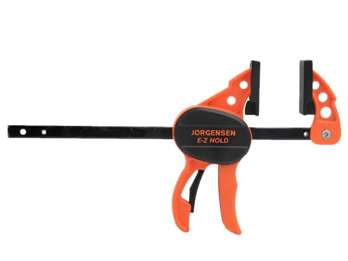 Jorgensen 33804 E-Z HOLD 4-Inch Hobby/Craft Clamp black/brown