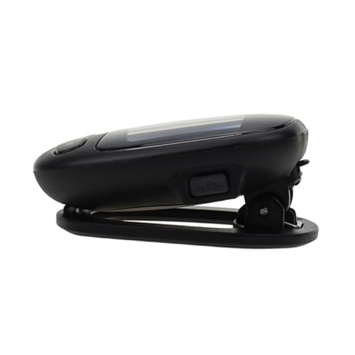 BESPORTBLE 1 Set Seven-Day Pedometer Electronic Components Walking Pedometer Portable Step Counter Pedometer Clip on Climbing Step Counter Large Screen Pedometer Accurate Pedometer Abs Black