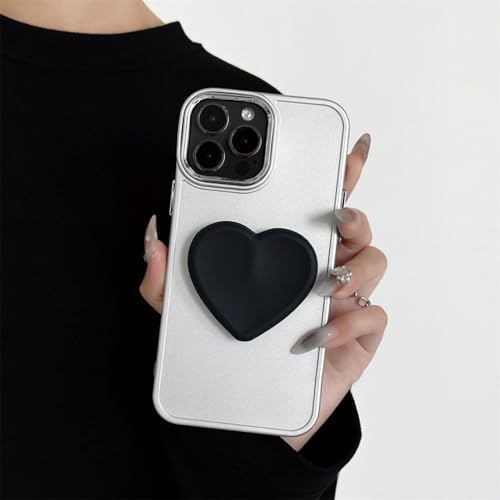 シルバー色iPhone11Max用ハートマークスマホケース　未使用　即購入OK◎ シルバー色iPhone11Max用ハートマークスマホケース 未使用 即