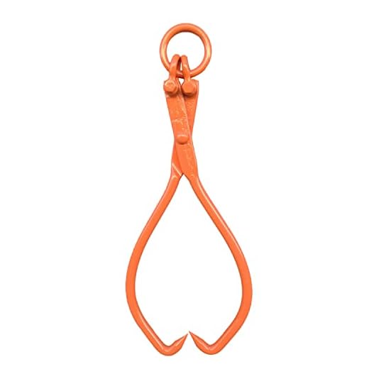OAOLOWF Skidding Tongs Log Lifting/Swivel Dragging Steel Tongs Log Lifting, Handling, Dragging & Carrying Tool / 18inch Jaw Opening (18"-O-Ring)