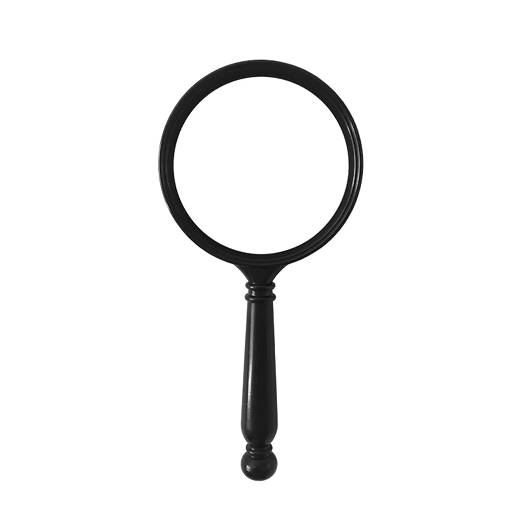 Lupa z tworzywa sztucznego 20X Ręczna lupa Seniorzy Dzieci czytające Soczewka ze szkła optycznego Wysoka przejrzystość do czytania, hobby, naprawy, obserwacji, prezentów dla osób starszych Lupa 100 mm