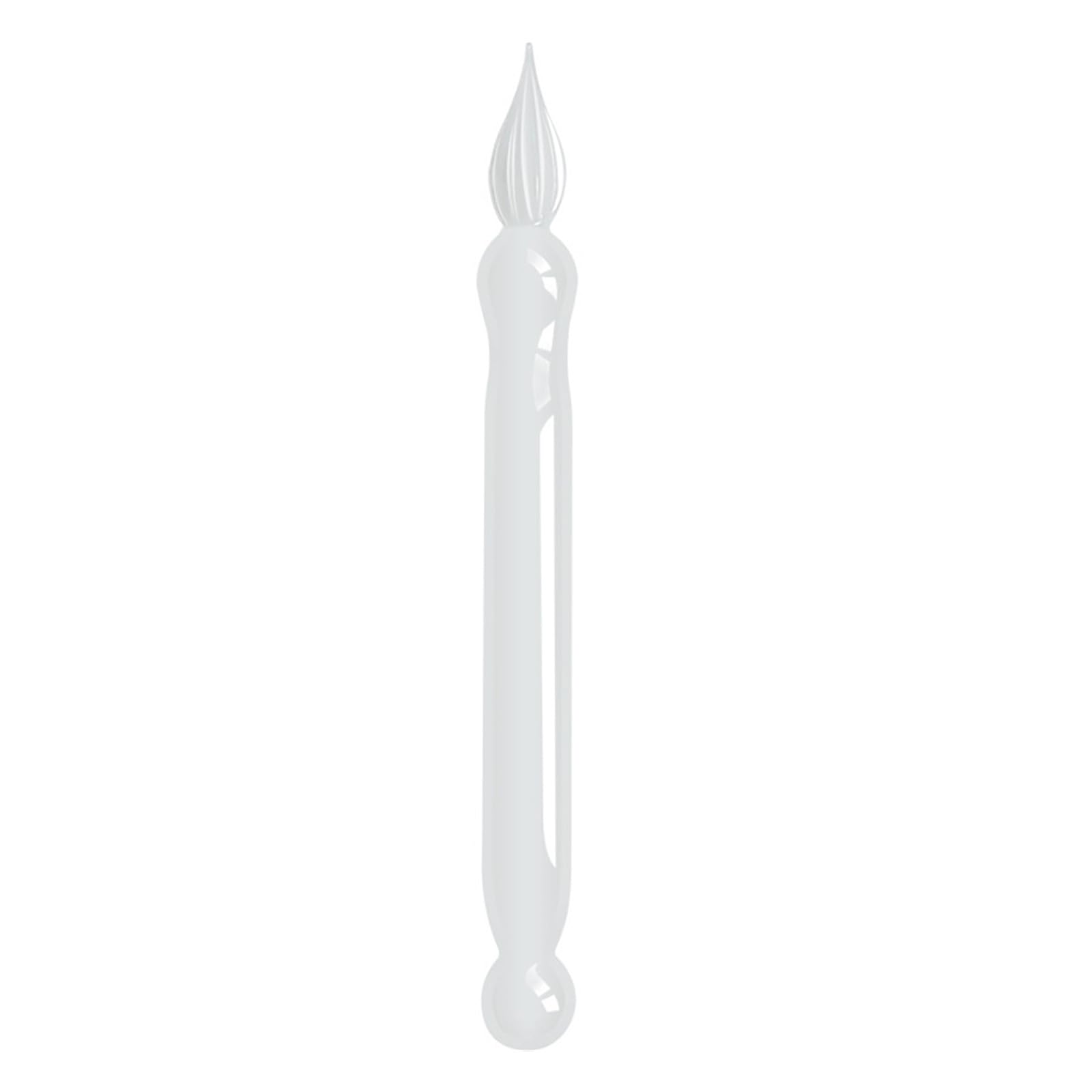 Duyeuau Short Glass Dip Pen Ergonomic Grip Glass Dip Pen for Beginner Artist Writing Sketching Journaling