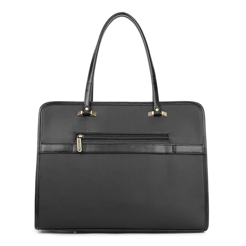 Image of Pramadda Pure Luxury Regina Work Tote bag for women office use | Laptop Shoulder Handbag | Stylish College bags for girls | Large Size Spacious Tote Bag.