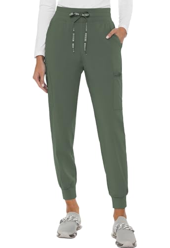Med Couture Women's Cargo Scrub Jogger Pants, 6...