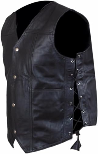 Daryl Dixon Angel Wings Vest Walking Daryl Dixon Angel Wing Real Leather vest Dead Governor Daryl Dixon Vest3