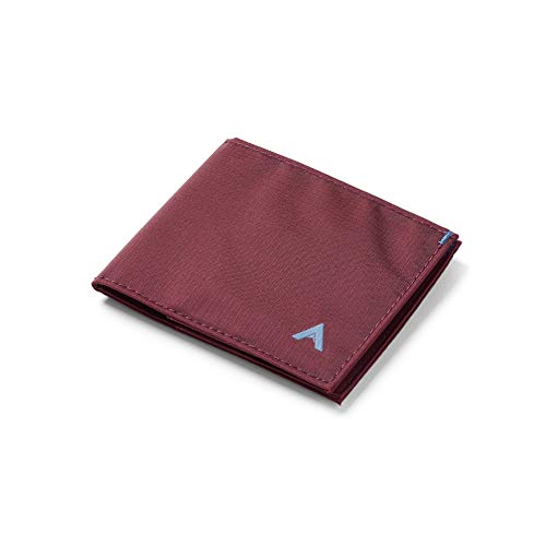 Image of Sport Wallet, RFID Blocking Slim (Nylon, Mulberry) | Slim Minimalist Front Pocket Nylon Sport Wallet, RFID Blocking, Water-Resistant, Holds 4-24+ Cards & Cash, Men & Women