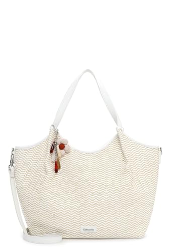 Tamaris Shopper TAS Konstantina 34265 Damen Handtaschen Zweifarbig white 300