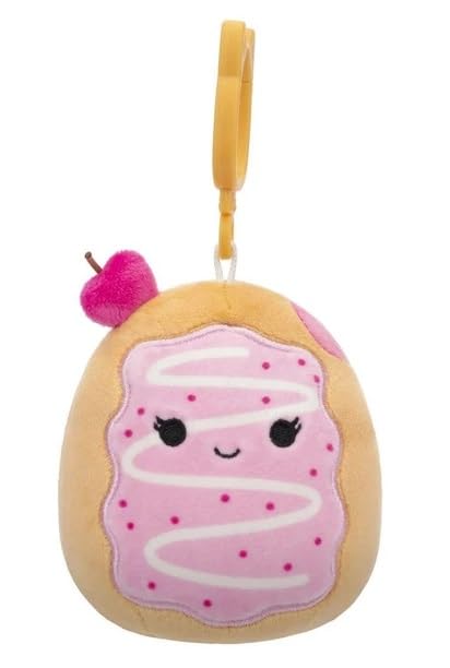 Squishmallows 3.5 Inch Clip-on Plush - Perl The Donut, Pink - Image 2